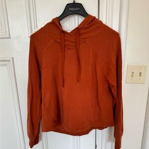 Super soft burnt orange Athleta Hoodie
